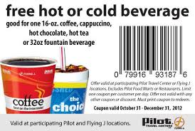 Saving 4 A Sunny Day Free Beverage At Pilot And Flying J Travel Center Printable Coupons Cold Drinks
