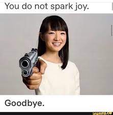 You Do Not Spark Joy Goodbye