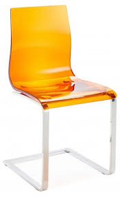 Gel Sl Dining Chair Transparent Orange Dining Chair Set Orange Dining Chairs Dining Chairs