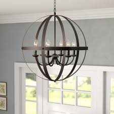 Chandelier lights look very attractive and your home visitors would definitely praise your choice for an outdoor chandelier. Outdoor Chandeliers Wayfair