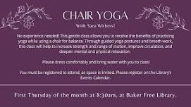Chair Yoga with Sara!