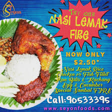 Kalau lisa tidak memberitahu begitu, mungkin saya. Nasi Lemak Fire Food Drinks Local Eats On Carousell