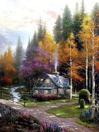 Sekerli Balon 2837 29 Jpg 564 752 Manzara Manzara Resimleri Thomas Kinkade