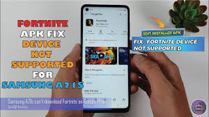 Fortnite arrived on android earlier this year, but you had to request an invitation to get in. How To Install Fortnite Apk Fix Device Not Supported For Samsung A21s V12 61 0 Gsm Full Info