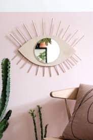 Diy Wandspiegel In Augenform Craftifair Diy Wand Wandspiegel Diy Augenformen