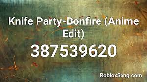 Roblox id codes hip hoprap gbca. Knife Party Bonfire Anime Edit Roblox Id Roblox Music Codes