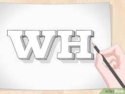 How do art and design differ? How To Draw 3d Block Letters 11 Steps With Pictures Wikihow