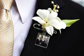 Remember Loved Ones At Your Wedding Wedding Charm Wedding Memorial Groom Boutonniere