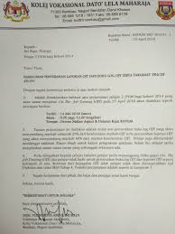 Maybe you would like to learn more about one of these? Kolej Vokasional Dato Lela Maharaja Makluman Penyerahan Laporan Ojt Dan Buku Log Serta Taklimat Tracer Study Tarikh 14 Mei 2018 Masa 9 00 Pagi Tempat Dewan Makan Aspuri Dataran Kejat Facebook