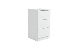 Habitat jenson gloss 2 bedside tables set. Buy Legato 3 Drawer Bedside Table White Gloss Bedside Tables Argos