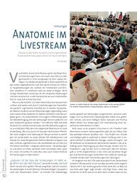 Bei den neuen mobilen geräten wie laptops oder tabletcomputern gibt es jedoch vermehrt hinweise drauf, dass sie den unterricht sehr. Vorlesungen Anatomie Im Livestream