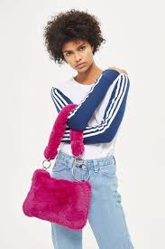 Teddy Faux Fur Shoulder Bag From Topshop On 21 Buttons