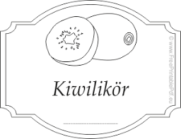 Nutrition per 1 flasche calories kj / kcal protein 1 g. Hausgemachte Kiwilikor Etiketten Pdf Drucken Kostenlos