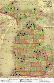 Native American Villages In Michigan After The War Of 1812 Native American Village Michigan Native American