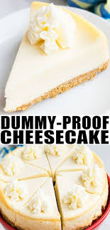 Easy New York Cheesecake Recipe Cheesecake Recipes Easy Homemade Easy Cheesecake Recipes Cheesecake Recipe No Water Bath