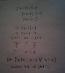 .mutlak.jadi,harga mutlak atau nilai mutlak adalah suatu konsep dalam matematika yang menyatakan selalu positif.secara x =3 maka x2 =9. Persamaan Nilai Mutlak Dari 2x 1 2 5 Adalah Brainly Co Id