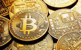 The btc symbol and the wordmark next to it. Download Wallpapers Bitcoin Macro Golden Coins Cryptocurrency Bitcoin Logo Coins For Desktop Free Pictures For Desktop Free