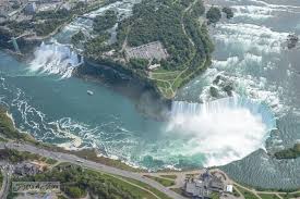 The Sunset Over Niagara Falls Really Is A Magnificent A Bird S Eye View Of Magnificent Niagara Falls Birds Eye View Niagara Falls Canada Niagara Falls