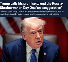 Trump said he'd end the US and Europe-funded war between Russia and Ukraine 