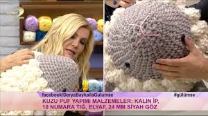 Derya Baykal La Gulumse Kuzu Puf Orgu Egitimleri Krose Amigurumi