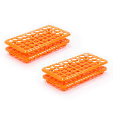 ULAB Scientific Test Tube Rack with Silicon Rubber Gasket, for Tubes of  Diameter from 10mm to 18mm. 50Holes, ABS Material, Pack of 2, UTR1005 :  Amazon.co.uk: Business, Industry & Science