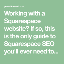 Working With A Squarespace Website If So This Is The Only Guide To Squarespace Seo You Ll Ever Need To Read Let S Dive I Squarespace Squarespace Website Seo