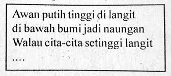 Begitupun cara untuk menasehati yang lebih muda ataupun yang lebih tua. Bacalah Pantun Berikut Kalimat Yang Tepat Untuk Melengkapi Isi Pantun Tersebut Adalah A Tingkah Laku Harus Dijagab Cita Cita Menjadi Kenanganc Tatakrama Tetap Menjadi Pegangand Cita Cita Jadi Harapan Ujian Nasional Bahasa Indonesia Sd Mi 2013