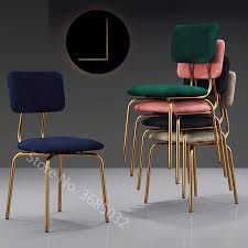 $499.99 ($250.00 per item) free shipping. Cheap Nordic Modern Dining Chairs Ins Makeup Chair Light Luxurious Restaurant Chair Pink Living Room Furniture Gold Metal Chair Dining Chairs Aliexpress
