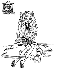 Monster High Coloring Pages We Luv Dolls Cartoon Coloring Pages Coloring Pages Beach Coloring Pages