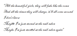 Stoned at the nail salon lyrics: Cm Lj 0rifuom