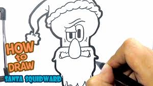 Play drawing games at y8.com. How To Draw Santa Squidward Christmas Drawing Series Youtube