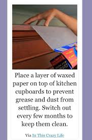 Keep Top Of Kitchen Cabinets Clean With Images Clean Kitchen Cabinets Cleaning Hacks Clean Kitchen