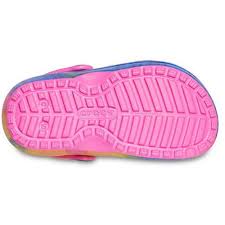 Crocs are a convenient and comfortable brand of foam rubber shoes, but painting and customizing them can be a little tricky. Crocs Kids Classic Lined Tie Dye Graphic Clog Pastel Multi Little Feet Childrens Shoes