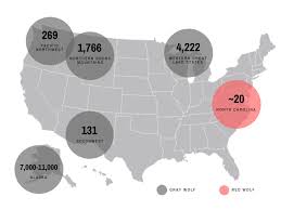 U S Wolf Populations Wolf Conservation Center