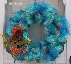 Easily make a beautiful easter wreath with colorful deco mesh and glittery floral picks for a festive decoration sure to bring product details page for easy easter deco mesh wreath tutorial is loaded. Deco Mesh Wreath Ribbon Wreath Summer Wreath Door Decor Aftcra
