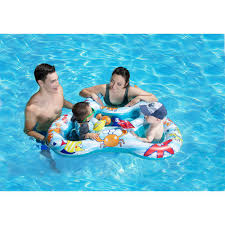 Poolmaster Mommy And Us Dual Baby Seat Pool Float 81544 The Home Depot Children Swimming Pool Kids Swimming Pool Float