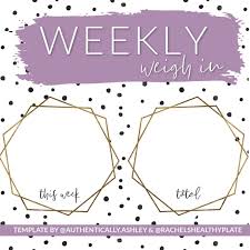 Pin On Weightloss Tracker Instagram Templates Ww