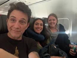 Landed in #chicago for our performance of “I'm not a comedian… I'm Lenny Bruce”  see you guys at Des Plaines theater Sunday, August 24 at 2 PM!  #iamlennybruce #ontheroadagain #onward #earlymorningflight✈️