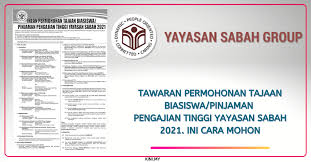 Mengemukakan permohonan melalui email smedidr at gmail.com 3. Tawaran Permohonan Tajaan Biasiswa Pinjaman Pengajian Tinggi Yayasan Sabah 2021 Ini Cara Mohon