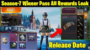 Pubg Mobile Lite Season 7 Winner Pass New Rewards Season End Rewards Youtube