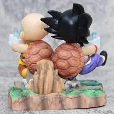 Anime Dragon Ball Kindheit Son Goku Krillin gibt Milch Ornament Figur Keine  Box | eBay