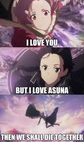 Pin By Kazuto Kirigaya On Anime And Manga Sword Art Online Funny Sword Art Sword Art Online Meme