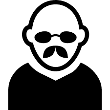 Man Avatar With Bald Head Sunglasses And Mustache Bald Heads Balding Bald Hair