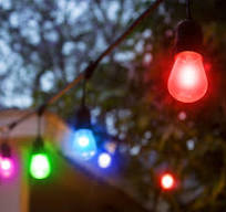Monster Smart 40ft Bistro+ Patio String Light, Unique Multi ...
