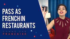 Basic French French Restaurant Vocabulary Youtube