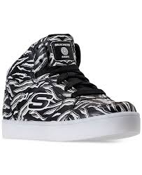 Skechers Big Boys S Lights Swipe Lights Energy Lights Light Up High Top Casual Sneakers From Finish Line Reviews Finish Line Athletic Shoes Kids Macy S