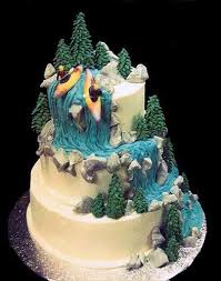 Wedding Cakes Mike S Amazing Cakes Kayak Cake Nature Cake Cake