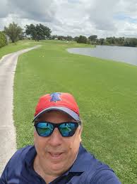 Golf partners check in after hurricane