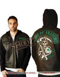 50 Off Sons Of Anarchy Ireland Highway Leather Jacket Leather Jacket Men Sons Of Anarchy Ireland Hoodie Jacket