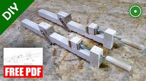 To make most tools you need to be able to turn a handle, drill a hole, cut a piece of steel, tap the hole in the steel, and put it all together. Bar Clamps Making Dimensions Pdf Diy Wood Working Clamps Youtube